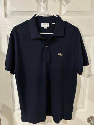 NWOT Lacoste Classic Fit Navy Men's Polo Shirt Crocodile Logo Golf