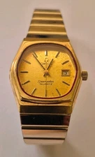 OMEGA Seamaster Quartz G.F. Cal.1360 Push 26mm Vintage Women Working Swiss Made.