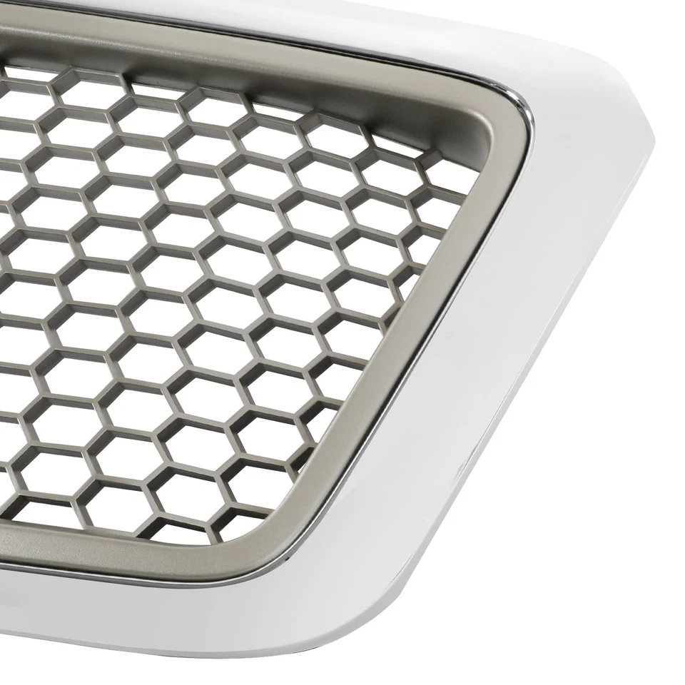 [Malla de panal] Para 04-08 Ford F150 Lariat Parachoques Delantero Rejilla con Ranura para Insignia Foto 4 de 4