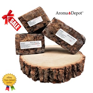 2lb African Black Soap BAR 100% Natural Raw from Ghana ...