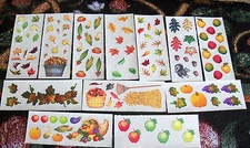 Creative Memories Studio Sticker Strip~U Choose~Fall Leaves/Fruit/Vegetables