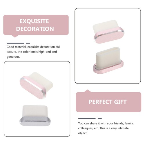 24 Pcs Plastic Metal Cover Phone Plugs Phone Phone Charging Port Protector - 第 3/12 張圖片