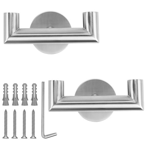Towel Hooks for Bathrooms,Brushed Nickel Towel Hook for Kitchen