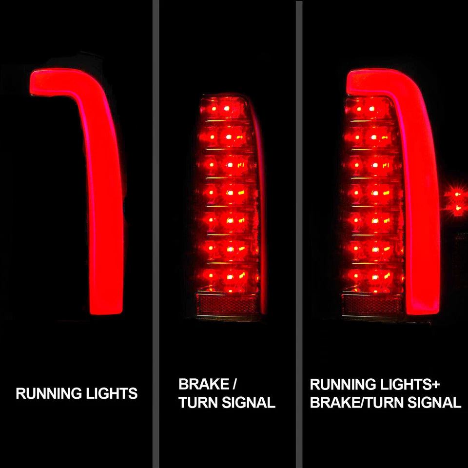 Luces traseras LED de repuesto de humo para conductor y pasajero Toyota Tacoma 1995-2000 Foto 2 de 4