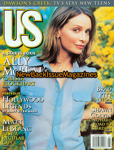 Us Weekly 5/98,Calista Flockhart,Brad Pitt,Dawson's Creek,Shawn Colvin,May 1998 - Picture 1 of 1