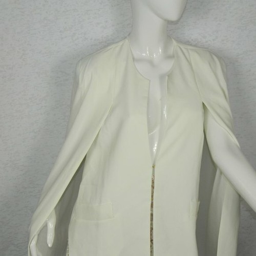 Blessed are the Meek Cape Blazer White Size 8 - Picture 8 of 11