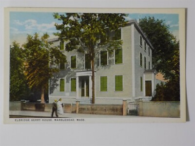 Marblehead, Massachusetts MA ~ Elbridge Gerry House 1920s | eBay