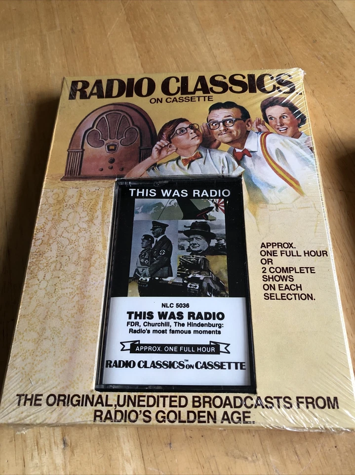 Set of 2 Radio Classics On Cassette "Green Hornet", Churchill, Hindenburg, FDR  - Image 4 of 4