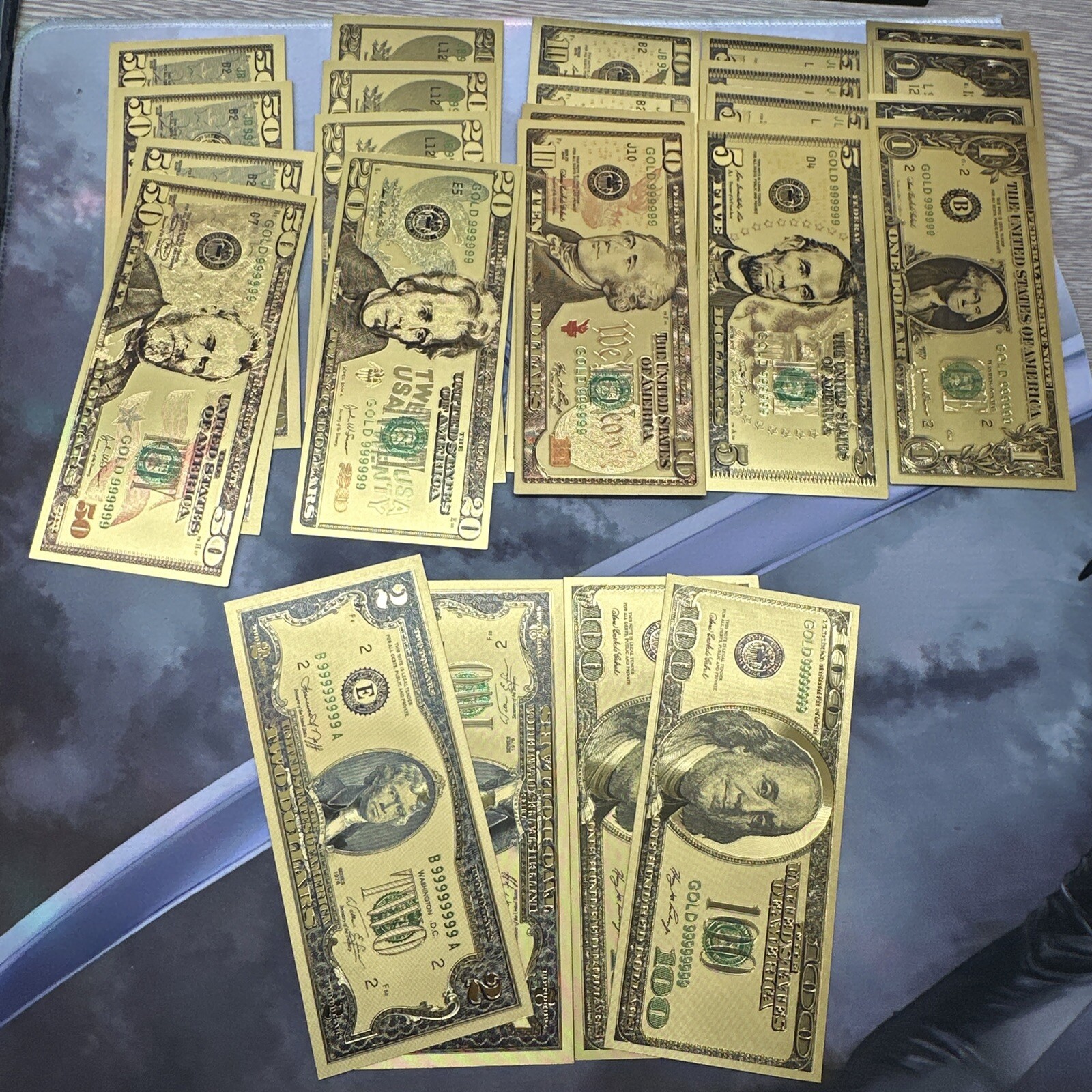 Bulk Lot 24k Gold Foil Bills (24) eBay