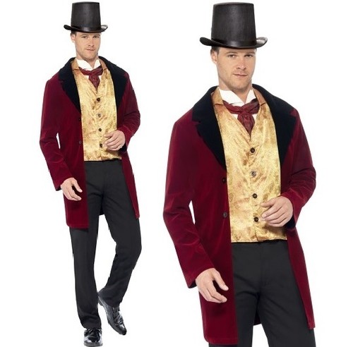 Mens Edwardian Gent Fancy Dress Costume 