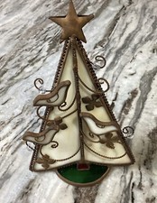 Stained Glass 8  Tall Christmas Tree-Adorable-VGC