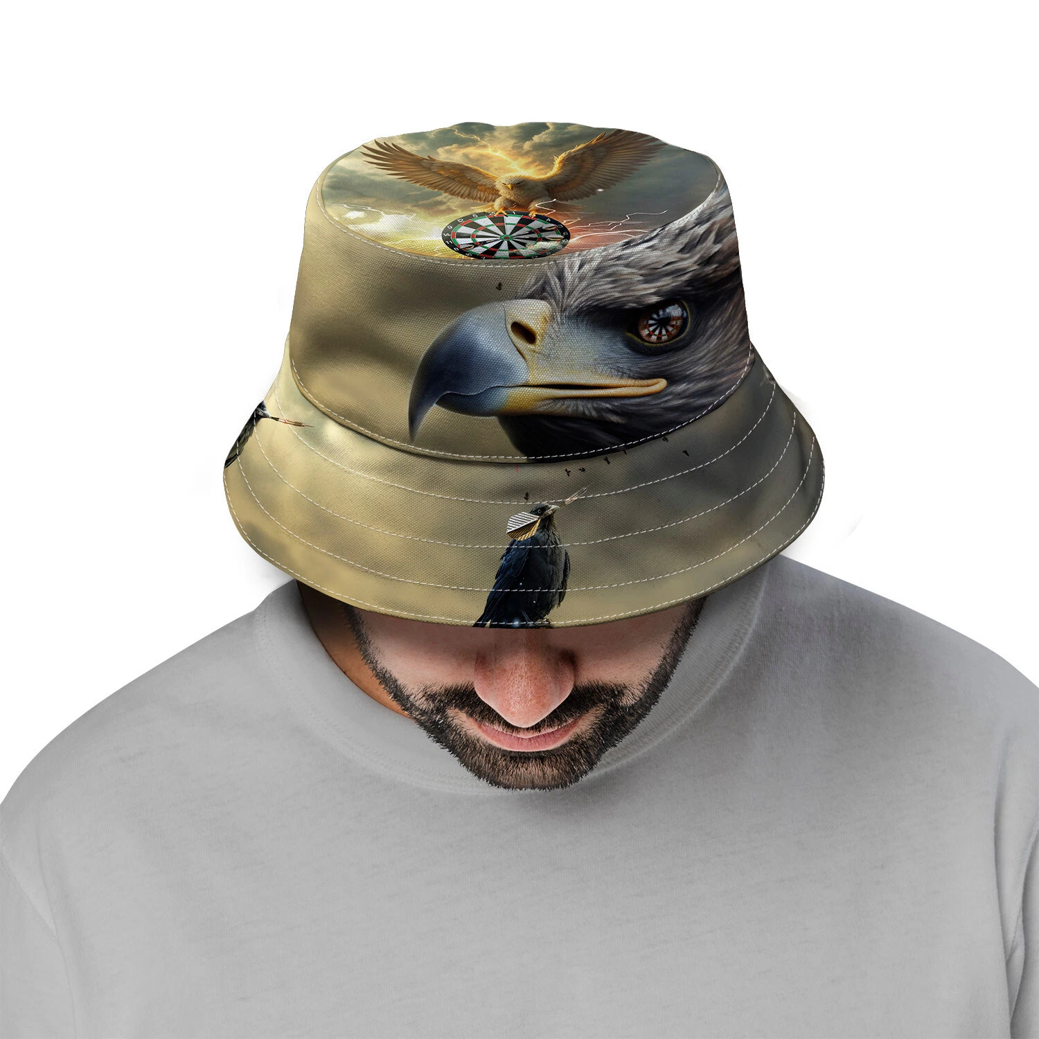 Darts Eagle Design Bucket Hat - Unisex - Available in 5 sizes
Opens in a new window or tab