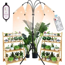 4 Heads LED Grow Light Plant Growing Lamp Light for Indoor Plants Full Spectrum