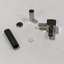 1Pc Connector TS9 Male Plug 90 Degree Angle Crimp RG174 RG316 RFC100 Cable R