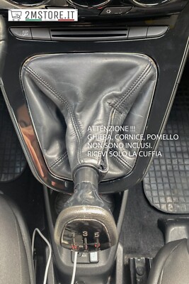 Ghiera Leva Cambio Compatibile Cuffia Leva Cambio Lancia Ypsilon Y III - Compatibile Con Modelli Dal 2011 Cuffia Cambio Lancia Ypsilon