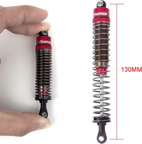 Amortiguadores de aceite 130 mm 1/10 RC para Tamiya Axial Buggy Car Axial SCX10 actualización - Imagen 3 de 6