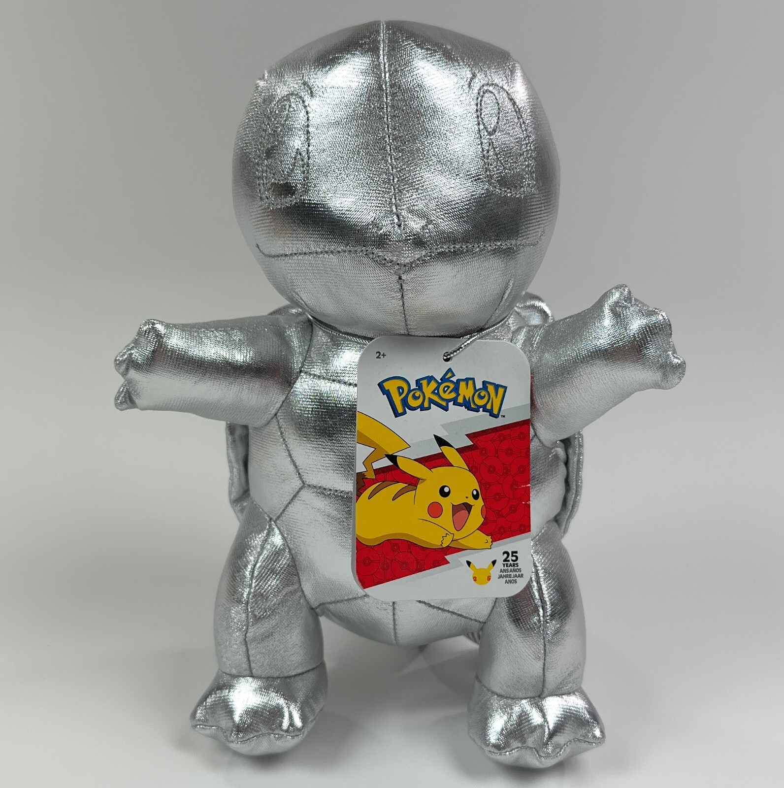 silver squirtle plush