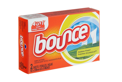 Box - 156/Case Bounce 2-Count Outdoor Fresh Fabric Softener 312 Dryer Sheets