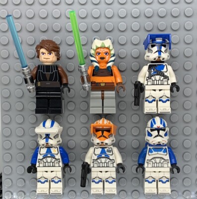 LEGO Star Wars Ahsoka Clone Trooper Minifigure Lot Clone Wars