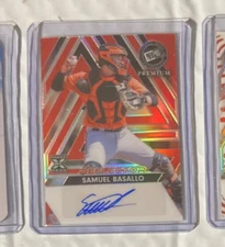 2024 PRESS PASS PREMIUM BASEBALL #BA-SB1 SAMUEL BASALLO REFLECTOR AUT0 RC 7/10