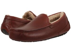 Slipper 1013521 Cognac Ugg De Tout Ascot Grain Hommes 100original Neuf Cuir Scotch 0nOPkw