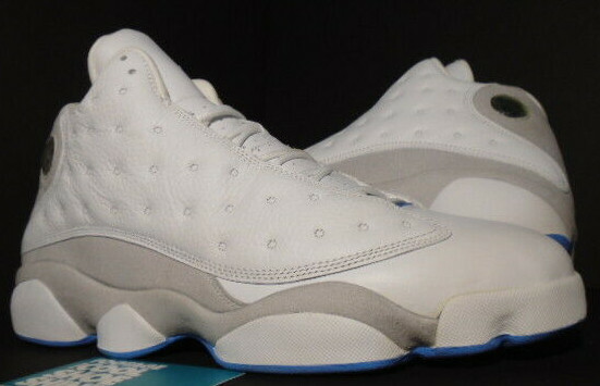 NIKE AIR JORDAN XIII 13 RETRO WHITE FLINT GREY UNIVERSITY