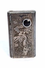 Antique Super Collectible Unique Fine Silver Plated Cigarette Lighter. G76-60