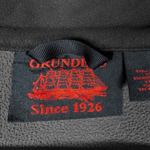 Grundens Mens Softshell Black Jacket Fishing Angling Wind Water Resistant Small - Picture 4 of 6
