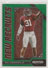 2023 Panini PRIZM Draft Picks Will Anderson Jr Green New Recruits NR-7