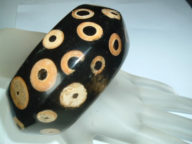 Vintage Kenneth Jay Lane KJL Bubbles Black Gold R… - image 1
