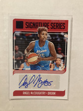 2019 Panini Donruss WNBA Autograph Press Proof Purple Angel McCoughtry #/99