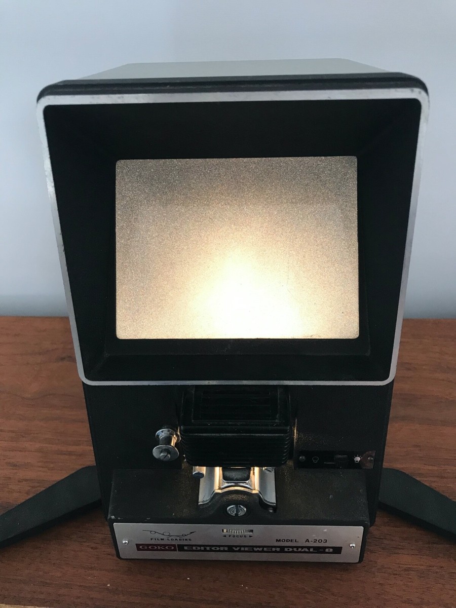 Goko A-203 Dual 8 Film Movie Editor Viewer | eBay