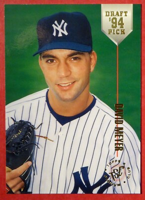 1994 Topps Stadium Club Draft Picks - David Meyer #64 (Yankees)