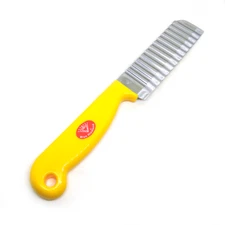 Potato chips slicer wavy cutter fruit vegetable stainless steel chopper knife