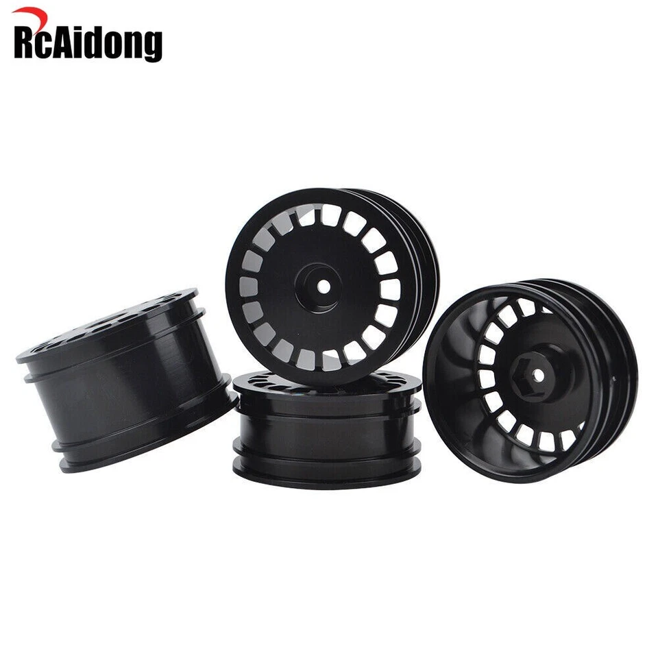 Aluminum Dish RC Wheel Rims for Tamiya TT-02B TL-01B DF-03 1/10 RC Off Road Car - Bild 4 von 4