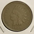 U.S. Indian Cent XF 1908