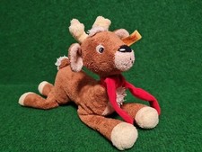 Steiff Rentier Olaf Plüschtier 024139 Lauras Stern Knopf im Ohr Plüsch Stofftier