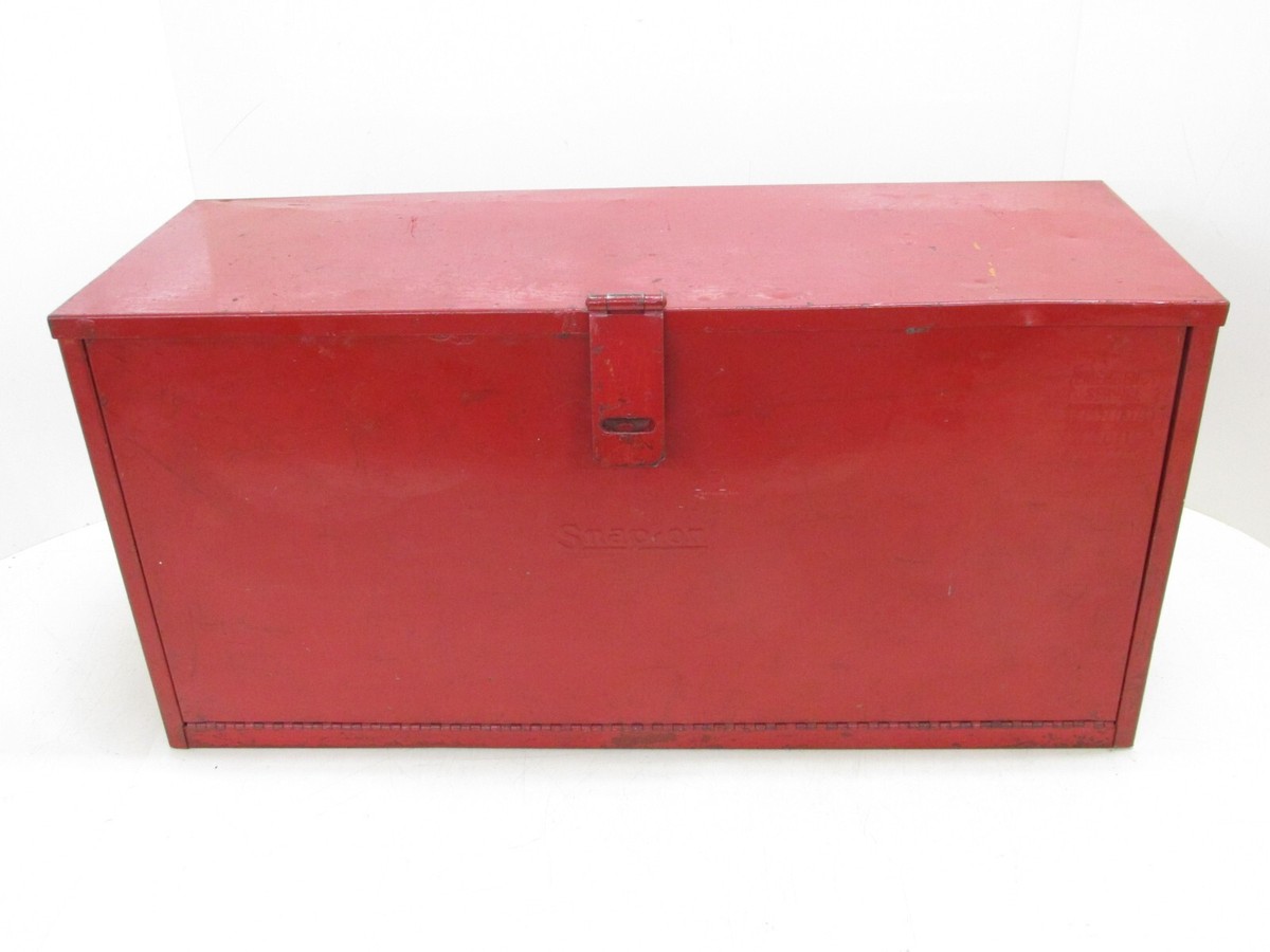 VINTAGE SNAP ON TOOLS 3-DRAWER FLIP TOP DROP DOWN FRONT TOOL BOX