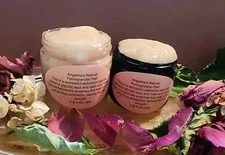 Pomegranate face peel that contains glycolic acid  malic acid.