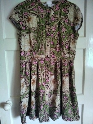 h&m william morris dress