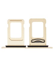 Replacement Dual Sim Card Tray Compatible For iPhone XR Yellow