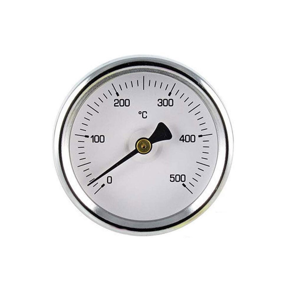 TERMOMETRO FORNO LEGNA BARBECUE SONDA RIGIDA 100 mm TEMPERATURA 0-500°C