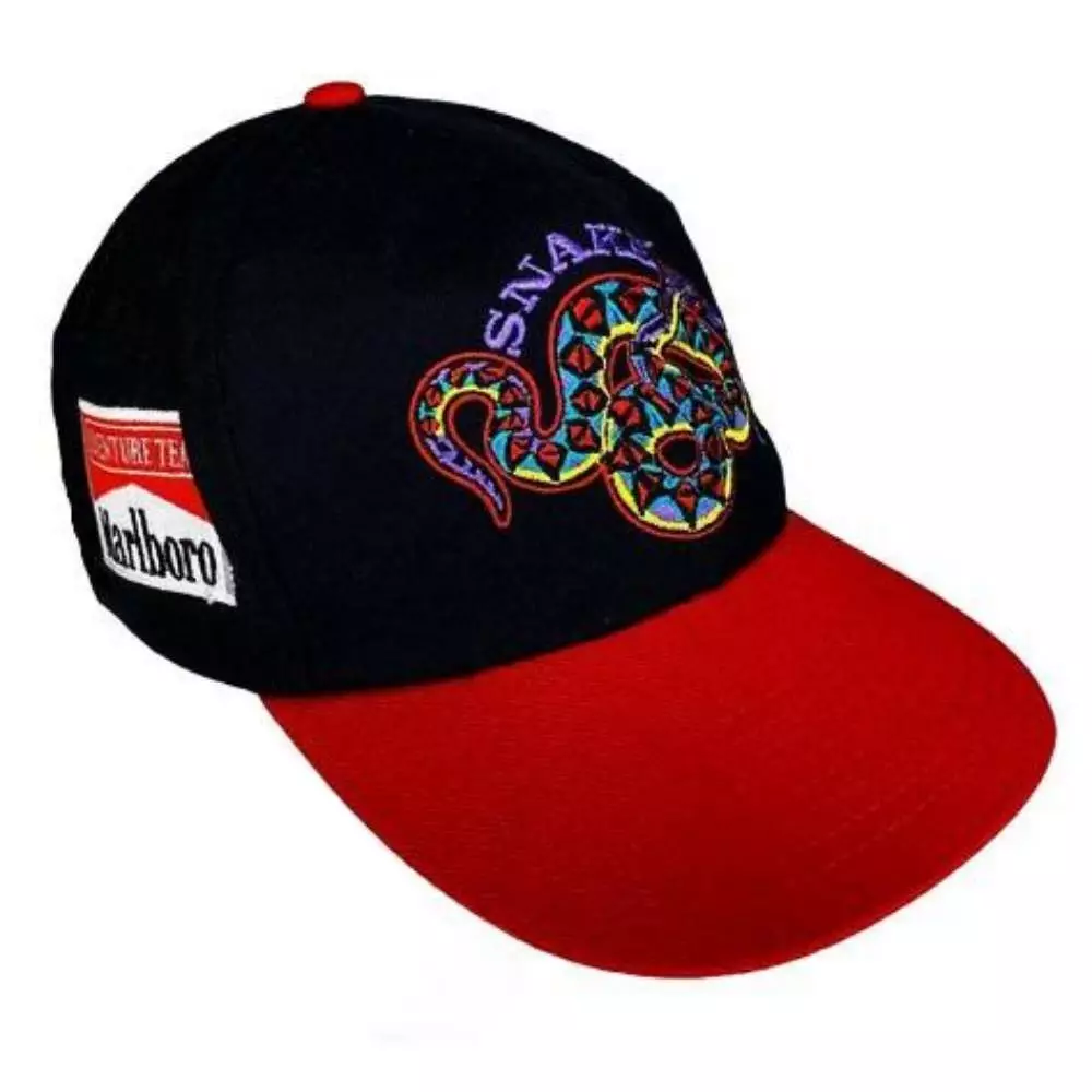 Vintage Marlboro Snake Pass Hat Strapback Promo Cap Adventure Team Deadstock