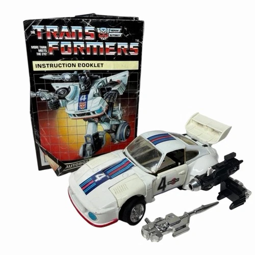 Jazz G1 Transformers Hasbro 1984 Vintage Action Figure With All Accessories READ