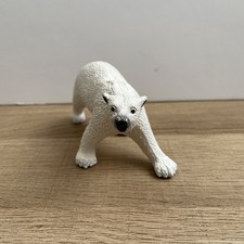 Safari Ltd Adult Polar Bear White Wildlife Animal Figure Figurine 1997 Vintage