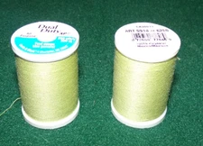 Dual Duty All Purpose Polyester Thread, 250 yards, Light Tourmaline Yellow (6260