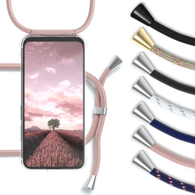 EAZY CASE Huawei P40 Lite / Nova 7i Hülle mit Band Handykette Handy Kordel Kette