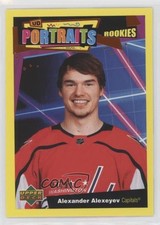 2020-21 Upper Deck UD Portraits Rookies Gold 24/99 Alexander Alexeyev #P-75 7ba