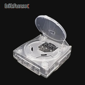 SEGA Dreamcast Clear Replacement Shell Housing Transparent Console Case Kit