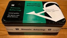 Blechdose unkrautfrei Simazin Schering von 1958 vintage alt aus Tante Emma Laden